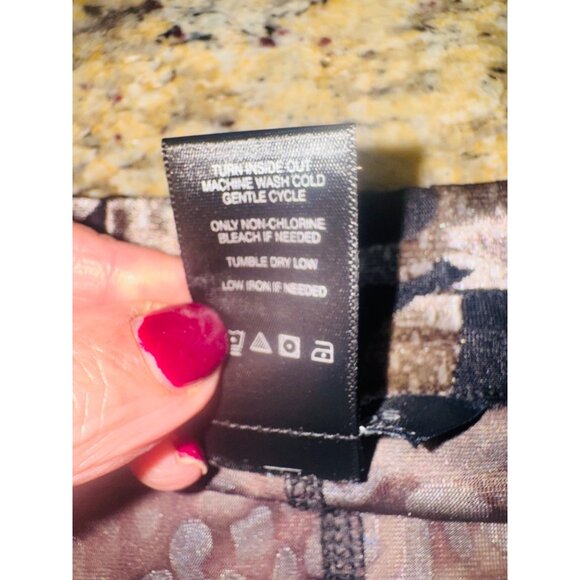 NWT Ali Miles Velour Burnout Mixed Animal Patchwork Print Blouse Artsy Career M - Picture 13 of 13